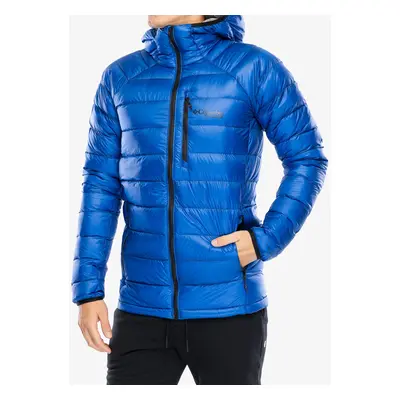 Péřová bunda Columbia Arctic Crest Down Hooded Jacket - mountain blue