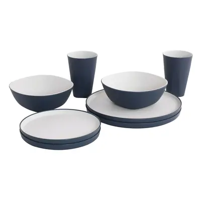 Sada Outwell Gala Person Dinner Set - navy night