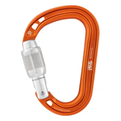 Horolezecká karabina Petzl Rocha Screw-Lock - orange