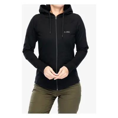 Dámská mikina s kapucí Black Diamond Rise And Climb FZ Hoody - black