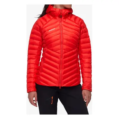 Dámská péřová bunda Mammut Broad Peak IN Hooded Jacket - mammut red