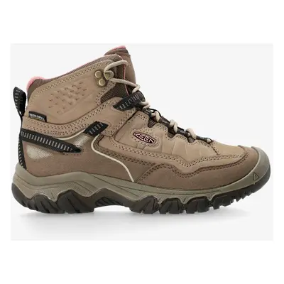 Turistické boty dámské Keen Targhee IV Mid WP - brindle/nostalgia rose