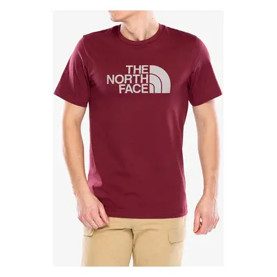 Bavlněné tričko The North Face S/S Easy Tee - sumac/moonstone grey