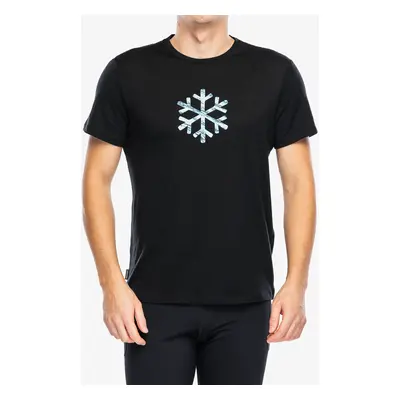 Merino triko Icebreaker Merino Tech Lite SS Tee POW - black