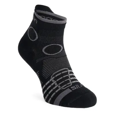 Ponožky na běhání Salomon S/Lab Pulse Ankle - deep black/grey