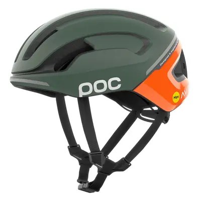 Helma na kolo POC Omne Beacon MIPS - fluo orange/epidote green matt