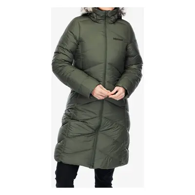 Dámský péřový kabát Marmot Montreaux Coat - nori/nori