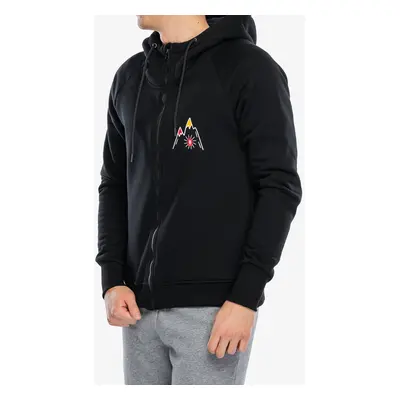 Rozepínací mikina Majesty Mountain Zipped Hoodie - black