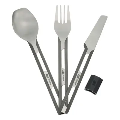 Jídelní příbor Esbit Titanium Cutlery Set w/Silicon Sleeve