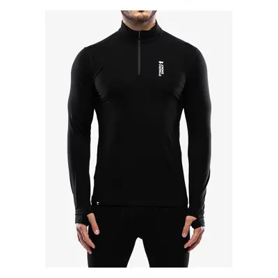 Funkční mikina Mons Royale Cascade 1/4 Zip - black