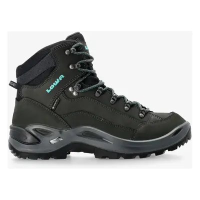 Trekové boty dámské Lowa Renegade GTX Mid - asphalt/turquoise