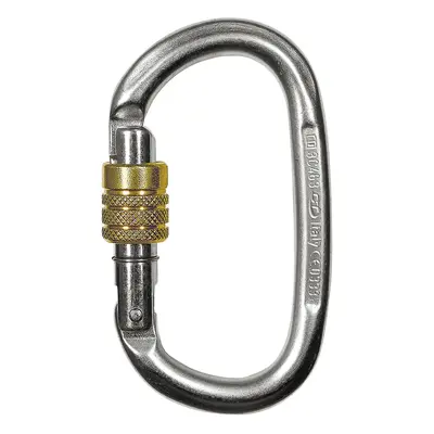 Karabina Climbing Technology Pillar Steel CF SG (Screw Gate) - zinc plated