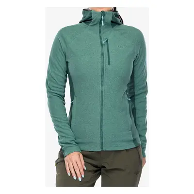 Dámská mikina s kapucí Rab Capacitor Hoody - eucalyptus