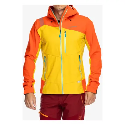 Softshellová bunda La Sportiva Alpine Guide Windstopper Jacket - bamboo/cherry tomato