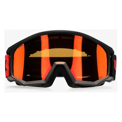 Lyžařské brýle Uvex Athletic FM - black/red/orange/clear