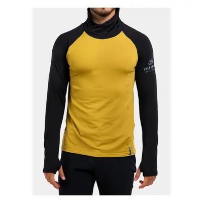 Mikina bez kapuce Sensor Thermo Sweatshirt - mustard/black