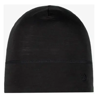 Zimní čepice Fjallraven Abisko Lite Wool Beanie - black