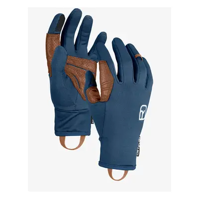 Skialpové rukavice Ortovox Fleece Light Glove - deep ocean