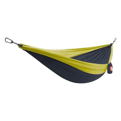 Hamaka Grand Trunk Double Deluxe Parachute Nylon with Straps - collegiate navy/chartreuse