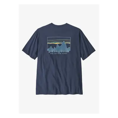 Bavlněné tričko Patagonia Skyline Organic T-Shirt - new navy