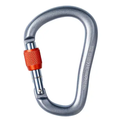 Karabina Black Diamond RockLock Screwgate - gray