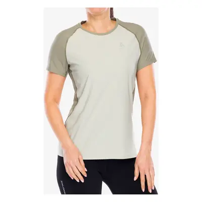 Běžecké tričko dámské Odlo X-Alp Trail T-Shirt Crew Neck S/S - agate gray/vetiver