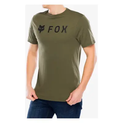 Bavlněné tričko Fox Absolute SS Prem Tee - olive green