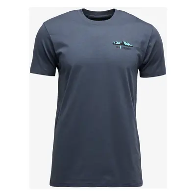 Bavlněné tričko Black Diamond Mountainscape SS Tee - charcoal