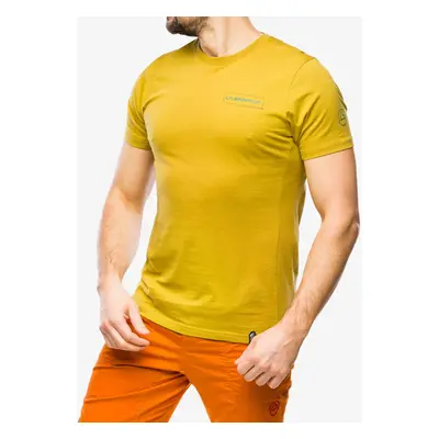 Tričko s potiskem La Sportiva Mantra T-Shirt - savana