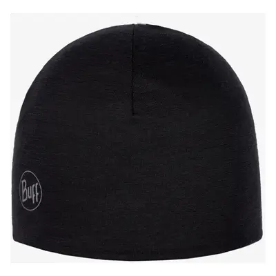 Dětská čepice Buff Lightweight Merino Wool Reversible Hat - black