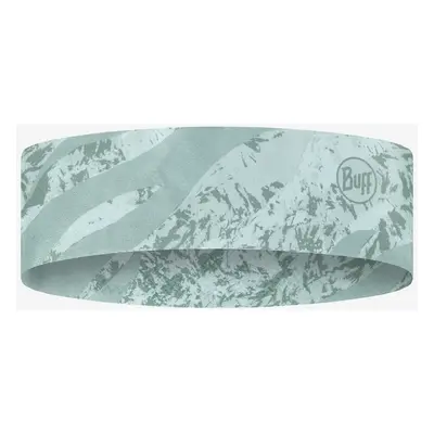 Dámská čelenka na běhání Buff Coolnet UV Headband Slim - eukar seagrove green