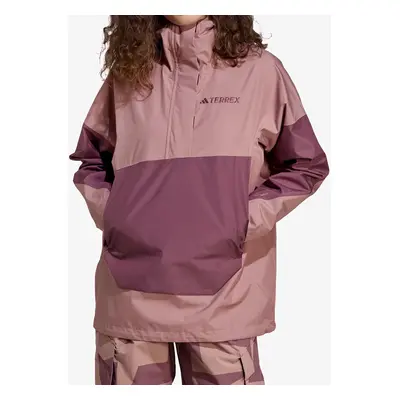 Dámská bunda adidas TERREX Xploric 2.5L Climaproof Anorak - warm clay