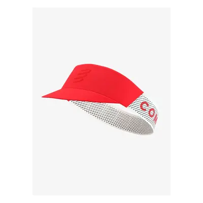 Běžecký kšilt Compressport Pro Racing Visor - fluo red