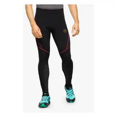 Běžecké legíny pánské La Sportiva Triumph Tight Pant - black/yellow