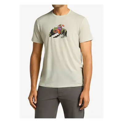 Merino triko Icebreaker Merino Tech Lite SS Tee Catch Me Outside - ashen