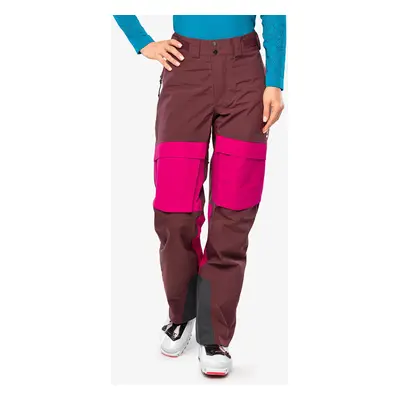 Dámské lyžařské kalhoty Haglofs Elation GTX Pant - brown/deep pink