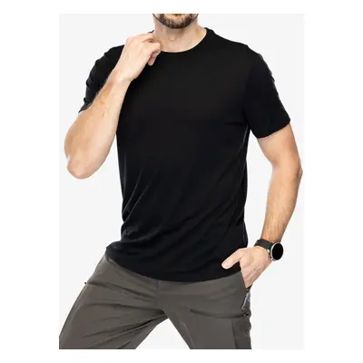 Merino triko Icebreaker Merino Tech Lite III SS Tee - black