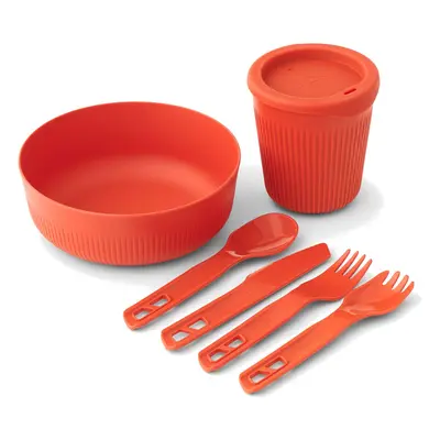 Sada nádobí Sea to Summit Passage Dinnerware Set 6P - orange