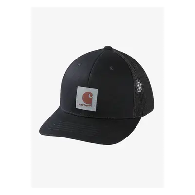 Kšiltovka Carhartt Twill Mesh-Back Logo Patch Cap - black