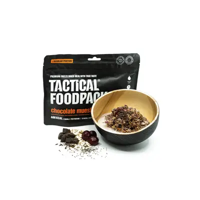 Lyofilizát Tactical Foodpack Čokoládové müsli s třešněmi g