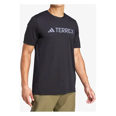 Rychleschnoucí triko adidas TERREX Multi Logo Tech Tee - black