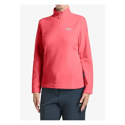 Fleece mikina dámská Jack Wolfskin Taunus HZ - sunset coral