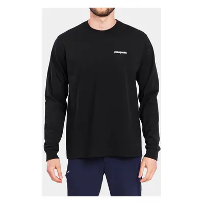 Mikina bez kapuce Patagonia L/S P-6 Logo Responsibili-Tee - black