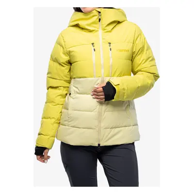 Dámská péřová bunda Marmot Slingshot Jacket - limelight/wheat