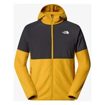 Mikina s kapucí The North Face Glacier Heavyweight Full Zip HD - turmeric/asphalt grey