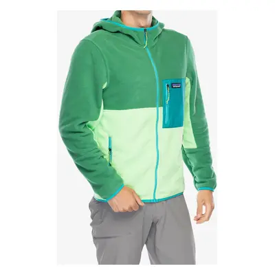 Mikina s kapucí Patagonia Microdini Hoody - glisten green