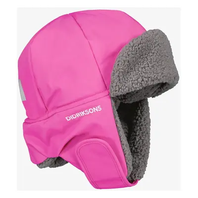 Dětská čepice Didriksons Biggles Cap - plastic pink