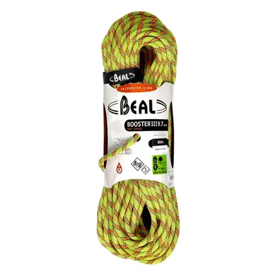 Dynamické lano Beal Booster III 9,7 mm m Unicore Dry Cover - anis