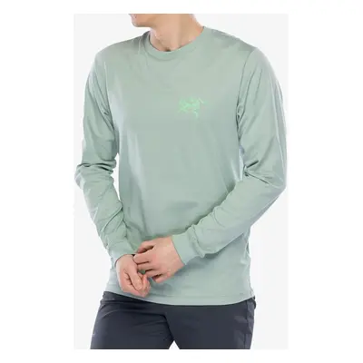 Longsleeve Arcteryx Kragg SL Cotton Bird Tile LS - stone green/phosphorescent