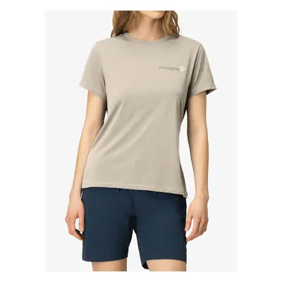 Dámské rychleschnoucí triko Norrona Femund Tech T-Shirt - oatmeal